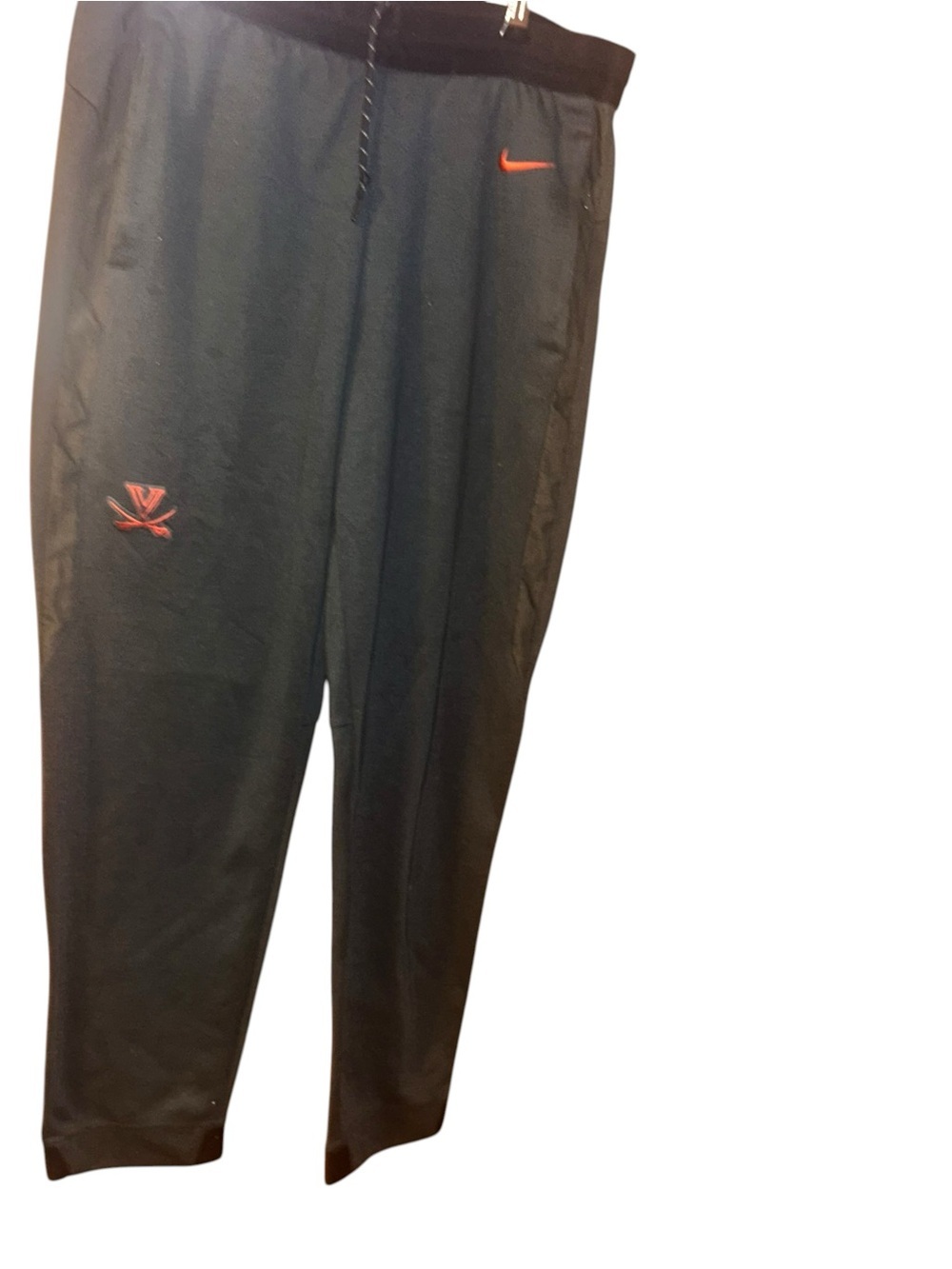Nike University of Virginia cavaliers dark gray sweatpants size Large L UVA